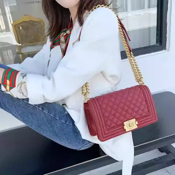 샤넬 캐비어 보이백
